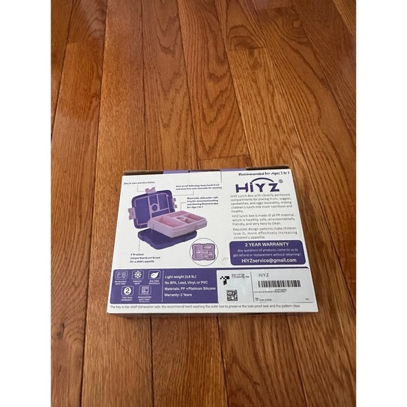 HiYZ Bento Box for Kids, kids lunch box with 5-Compartment, Kids bento Lunch Box - Picture 9 of 10